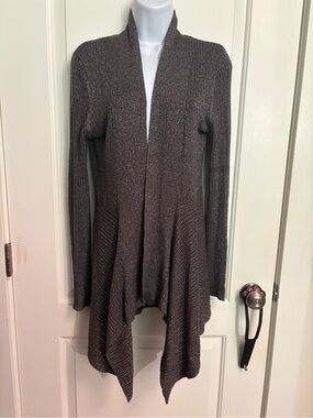 Belldini Glittery Grey Silver Cardigan M